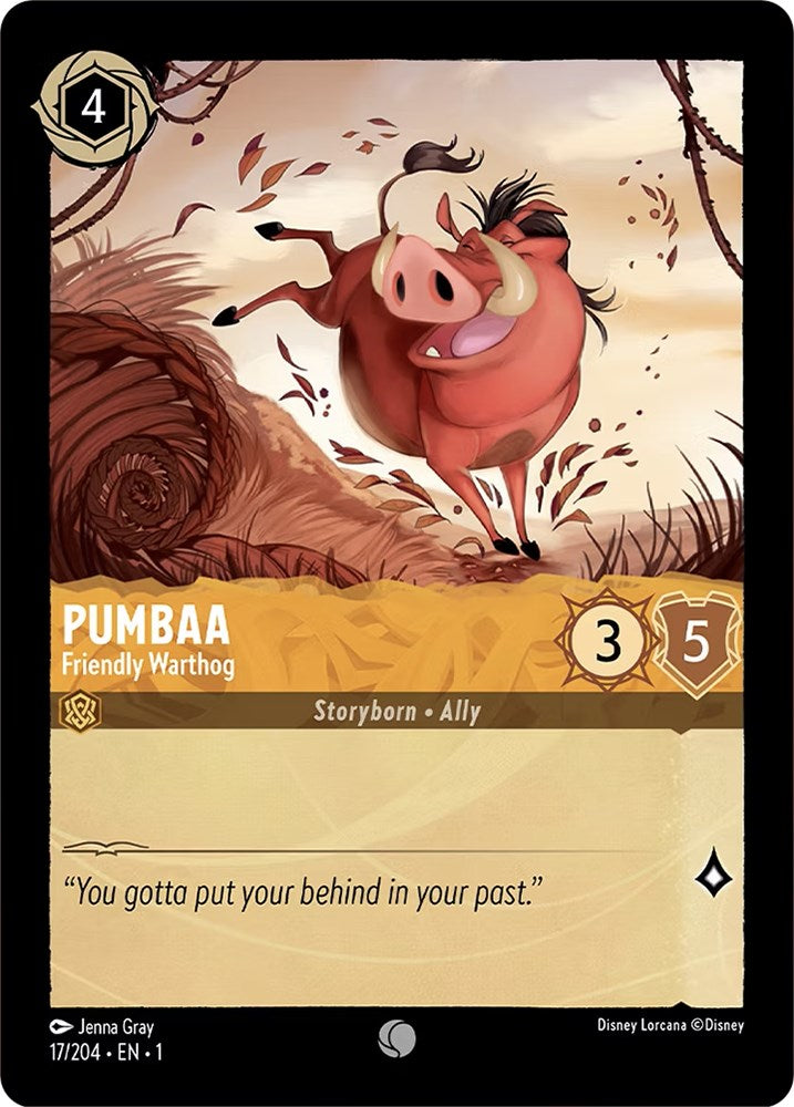 Pumbaa - Friendly Warthog (17/204) [The First Chapter] | Red Riot Games CA