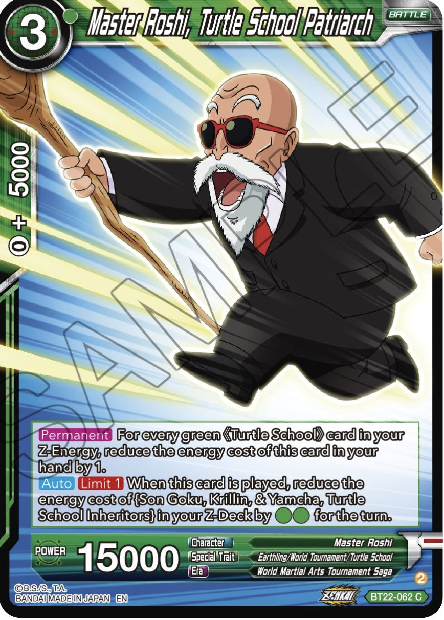 Master Roshi, Turtle school Patriarch (BT22-062) [Critical Blow] | Red Riot Games CA