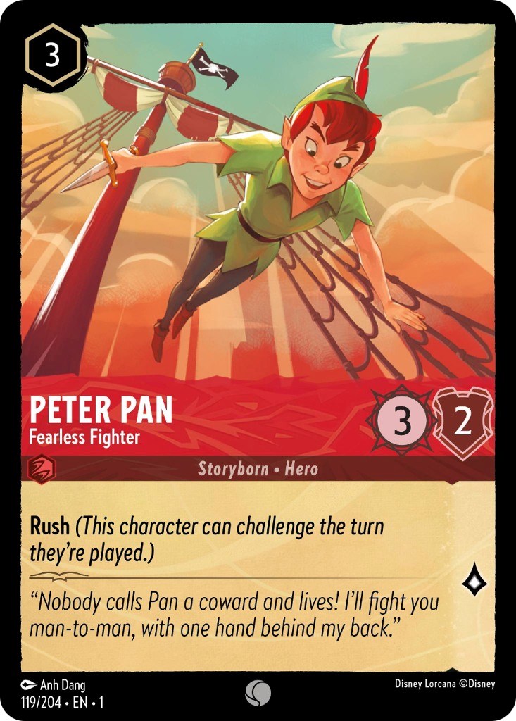 Peter Pan - Fearless Fighter (119/204) [The First Chapter] | Red Riot Games CA