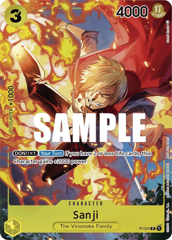 Sanji (Event Pack Vol. 2) [One Piece Promotion Cards] | Red Riot Games CA