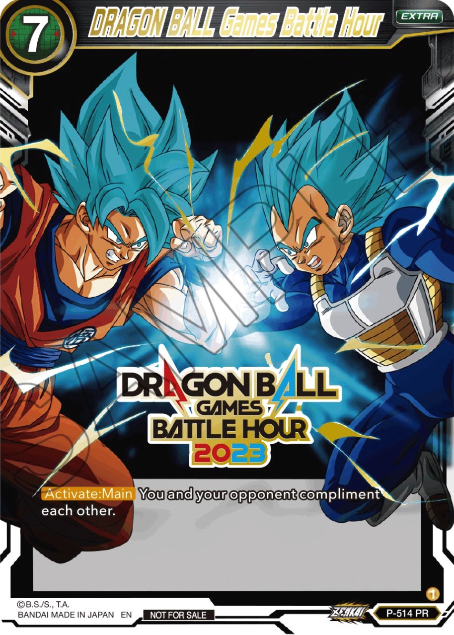DRAGON BALL Games Battle Hour (Dragon Ball Games Battle Hour 2023 Promo Card Set) (P-514) [Promotion Cards] | Red Riot Games CA