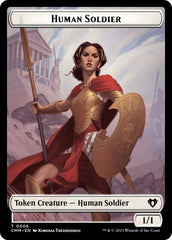 Human Soldier // Zombie (0013) Double-Sided Token [Commander Masters Tokens] | Red Riot Games CA