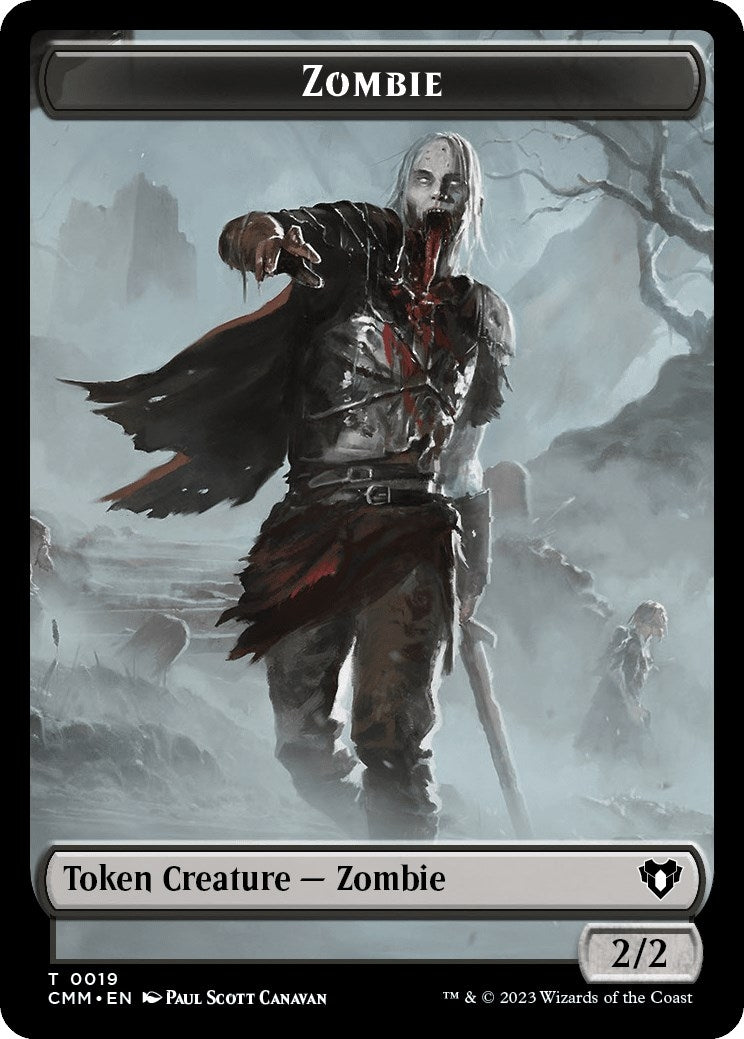 Image for Zombie (0019) // Construct (0042) Double-Sided Token (19) [CMM]