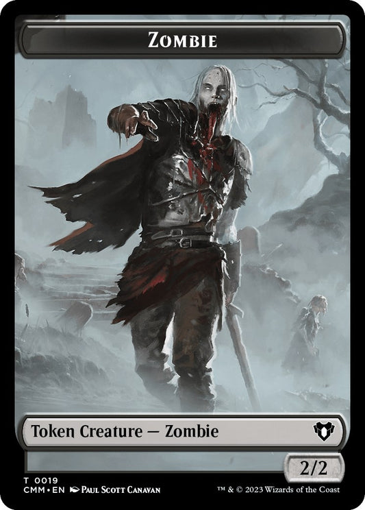 Image for Zombie (0019) // Demon Double-Sided Token (19) [CMM]