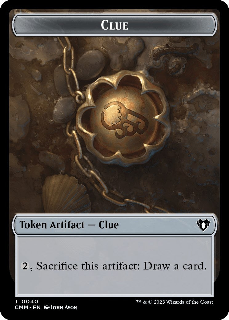 Image for Clue // Graveborn Double-Sided Token (40) [CMM]