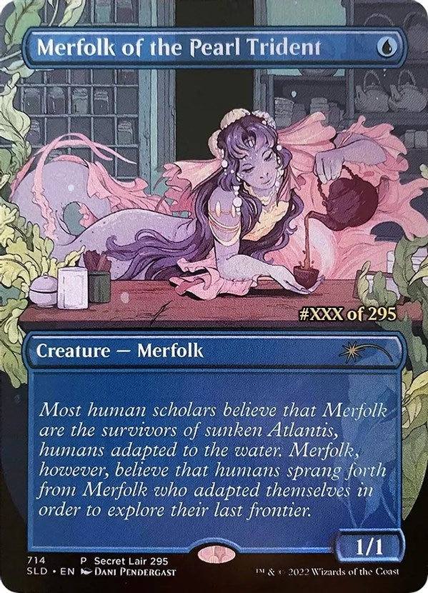 Image for Merfolk of the Pearl Trident (Serial Numbered) (714) [Secret Lair Drop Series] - Magic: The Gathering