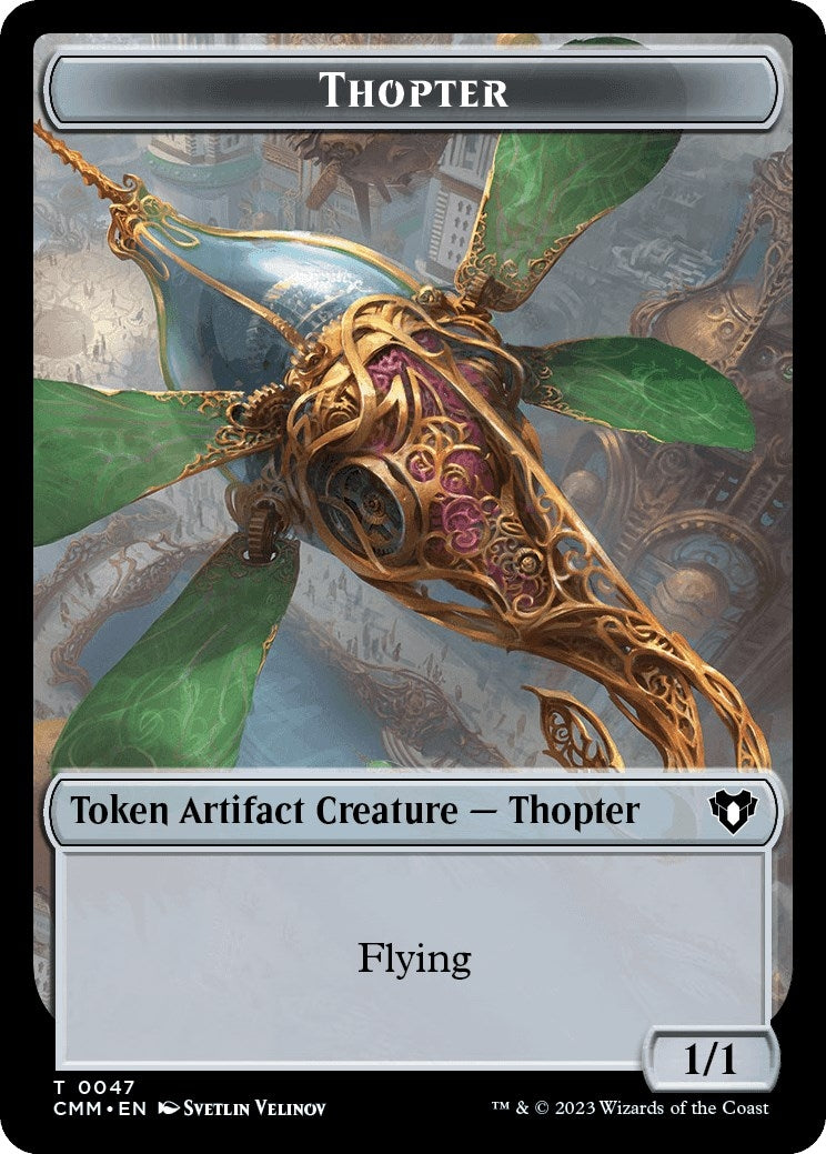 Image for Thopter // Insect Double-Sided Token (47) [CMM]