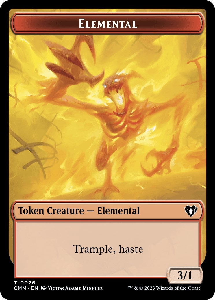 Image for Elemental (0026) // Cat (0030) Double-Sided Token (26) [CMM]