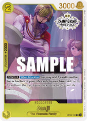 Sanji (Store Championship Participation Pack Vol. 2) [One Piece Promotion Cards] | Red Riot Games CA