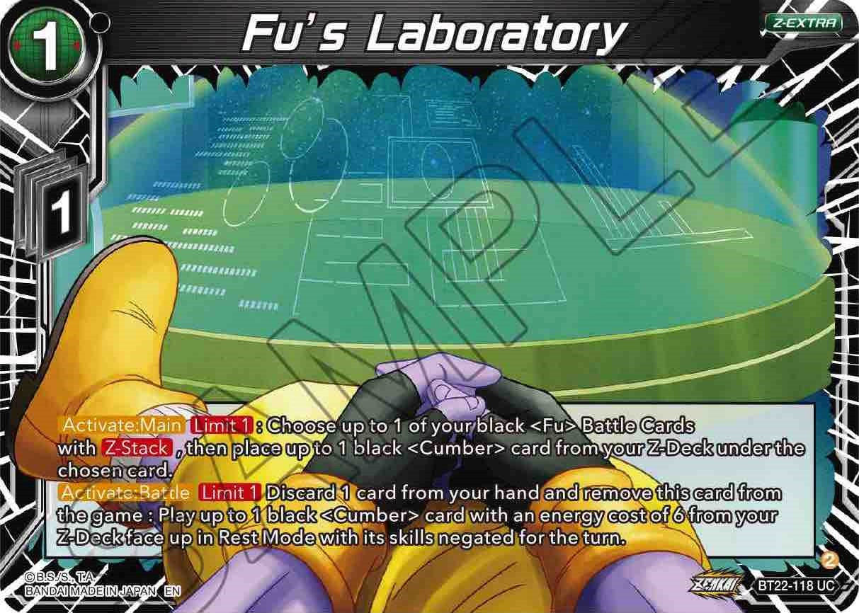 Fu's Laboratory (BT22-118) [Critical Blow] | Red Riot Games CA