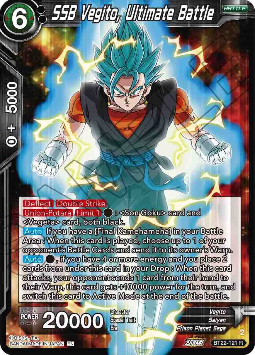 SSB Vegito, Ultimate Battle (BT22-121) [Critical Blow] | Red Riot Games CA