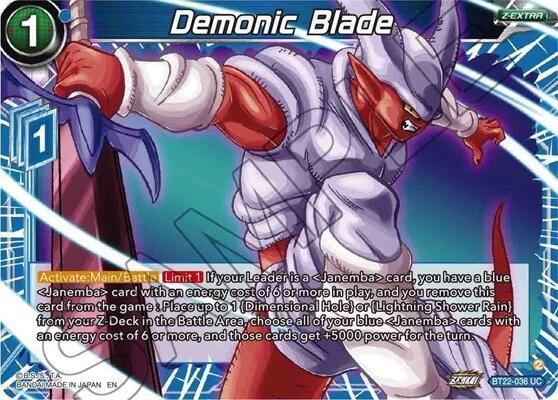 Demonic Blade (BT22-036) [Critical Blow] | Red Riot Games CA