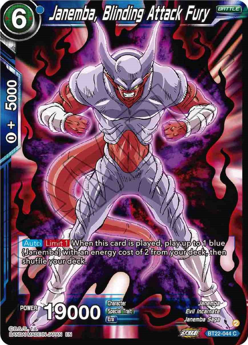 Janemba, Blinding Attack Fury (BT22-044) [Critical Blow] | Red Riot Games CA