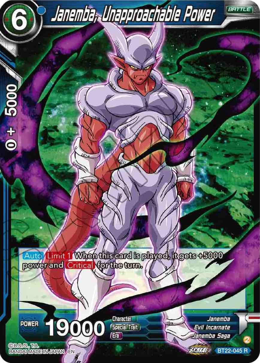 Janemba, Unapproachable Power (BT22-045) [Critical Blow] | Red Riot Games CA