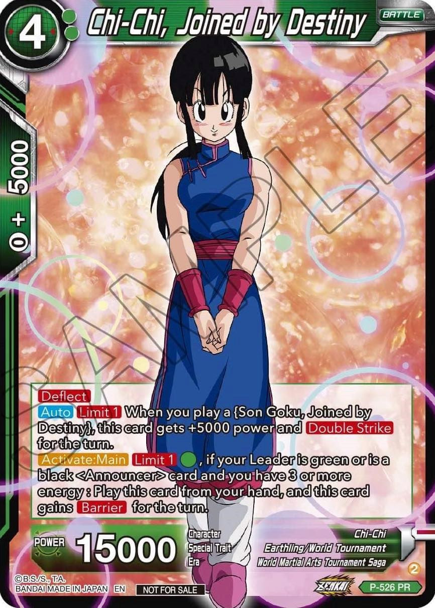 Chi-Chi, Joined by Destiny (Zenkai Series Tournament Pack Vol.5) (P-526) [Tournament Promotion Cards] | Red Riot Games CA