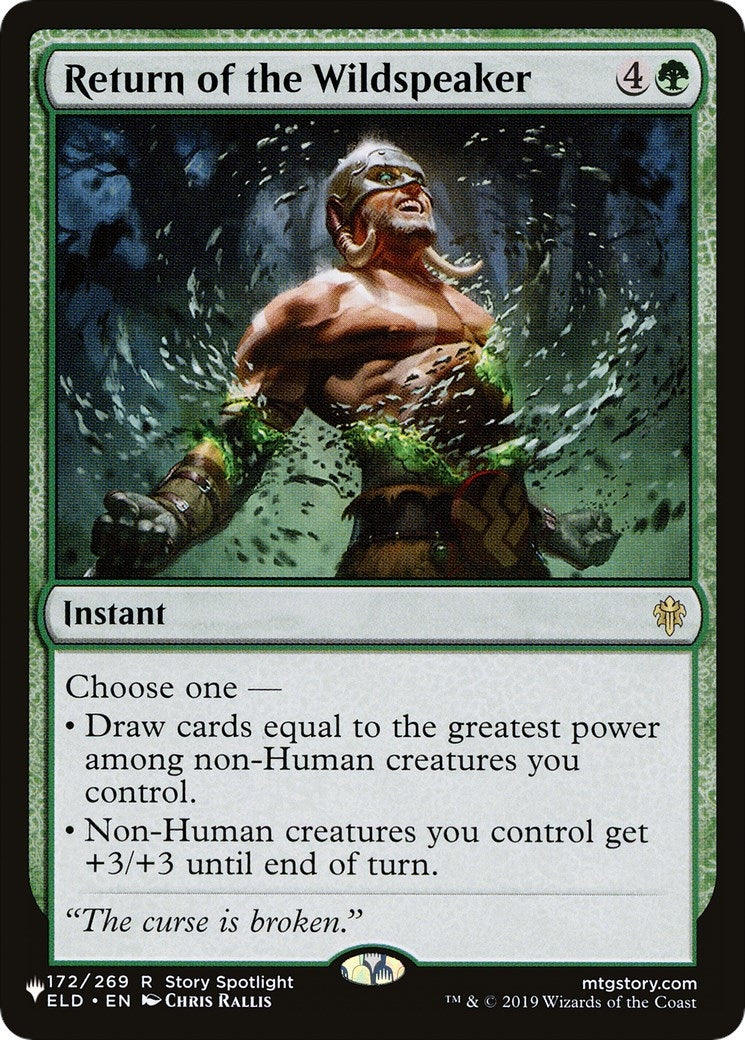 Image for Return of the Wildspeaker (172/269) [The List Reprints] - Magic: The Gathering