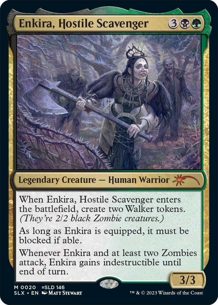 Image for Enkira, Hostile Scavenger (20) [SLX Cards] - Magic: The Gathering