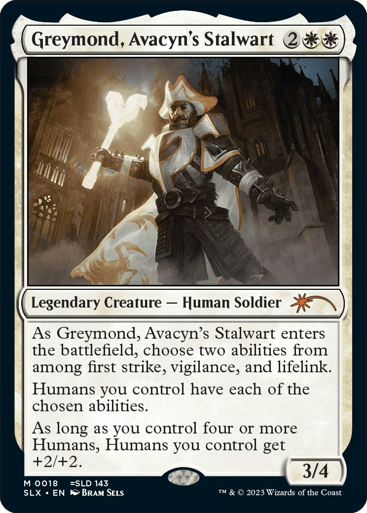 Image for Greymond, Avacyn's Stalwart (18) [SLX Cards] - Magic: The Gathering