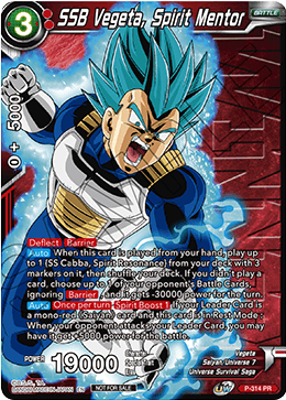 SSB Vegeta, Spirit Mentor (Winner Stamped) (P-314) [Tournament Promotion Cards] | Red Riot Games CA