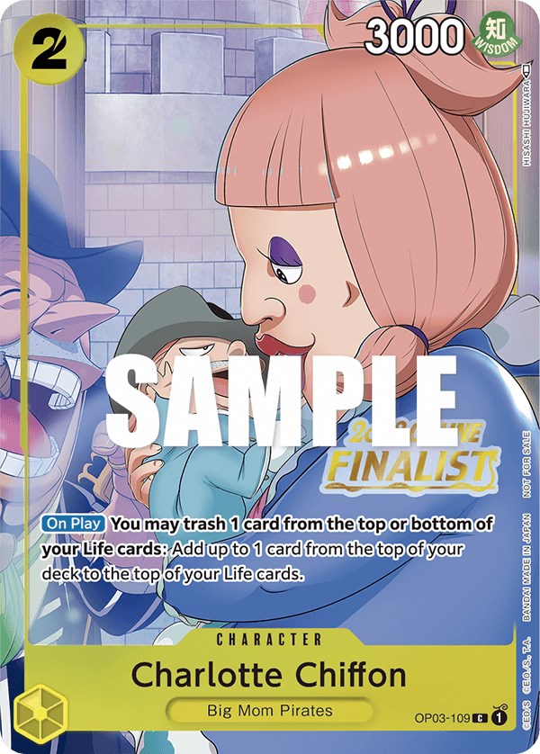 Charlotte Chiffon (Online Regional 2023) [Finalist] [One Piece Promotion Cards] | Red Riot Games CA