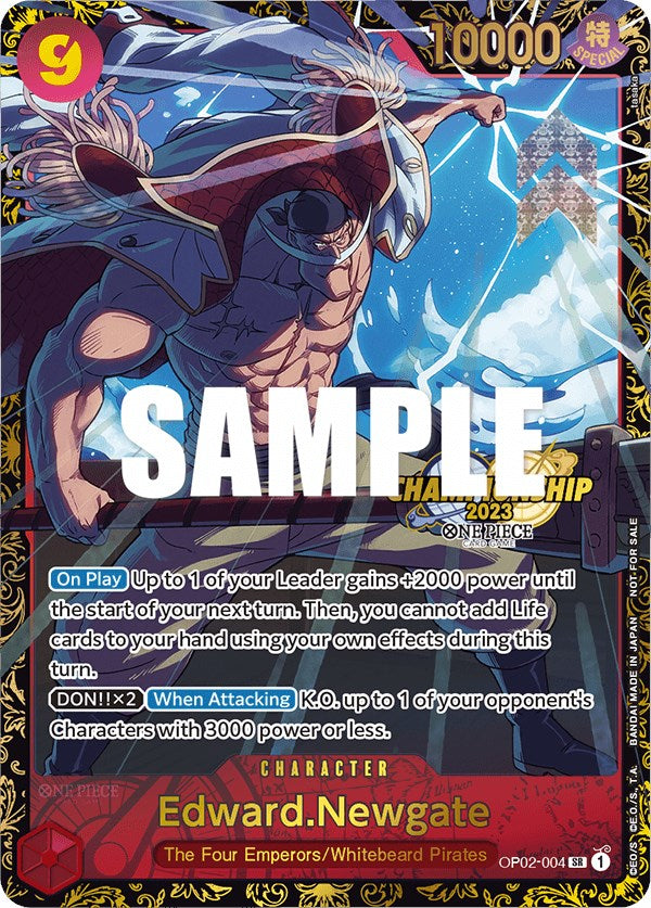 Edward.Newgate (Championship 2023) [One Piece Promotion Cards] | Red Riot Games CA