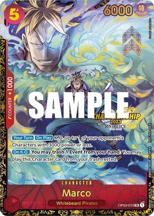 Marco (Championship 2023) [One Piece Promotion Cards] | Red Riot Games CA