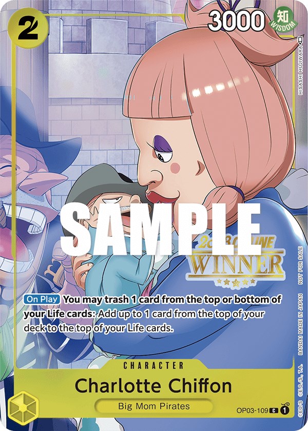 Charlotte Chiffon (Online Regional 2023) [Winner] [One Piece Promotion Cards] | Red Riot Games CA