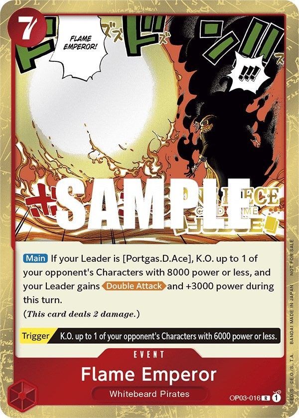 Flame Emperor (Judge Pack Vol. 2) [One Piece Promotion Cards] | Red Riot Games CA