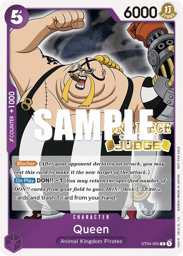 Queen (Judge Pack Vol. 2) [One Piece Promotion Cards] | Red Riot Games CA