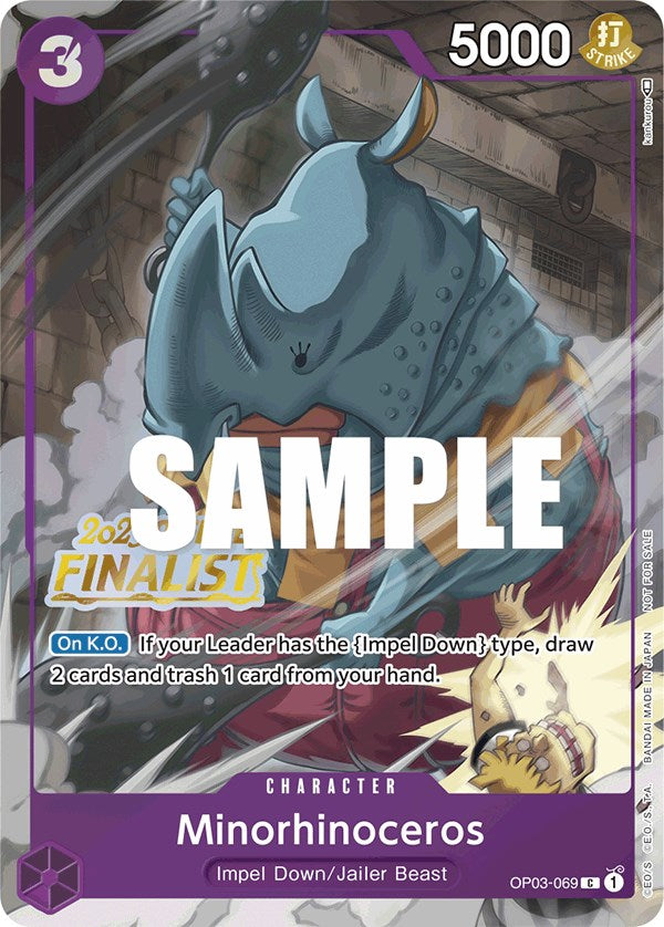Minorhinoceros (Offline Regional 2023) [Finalist] [One Piece Promotion Cards] | Red Riot Games CA
