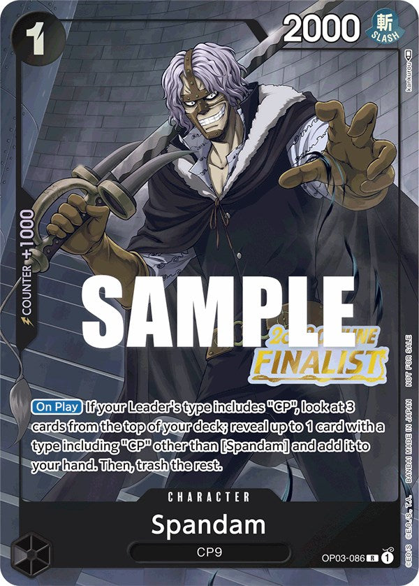 Spandam (Offline Regional 2023) [Finalist] [One Piece Promotion Cards] | Red Riot Games CA