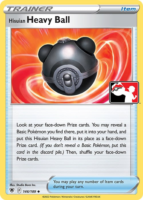 Hisuian Heavy Ball (146/189) [Prize Pack Series Three] | Red Riot Games CA