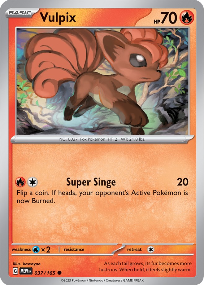 Vulpix (037/165) [Scarlet & Violet: 151] | Red Riot Games CA