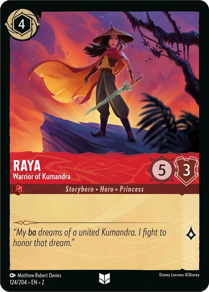 Raya - Warrior of Kumandra (124/204) [Rise of the Floodborn] | Red Riot Games CA