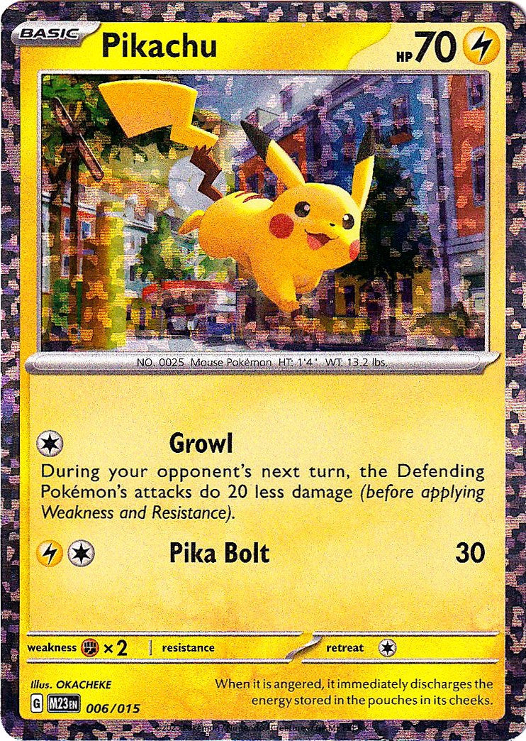 Pikachu (006/015) [McDonald's Promos: 2023 Collection] | Red Riot Games CA