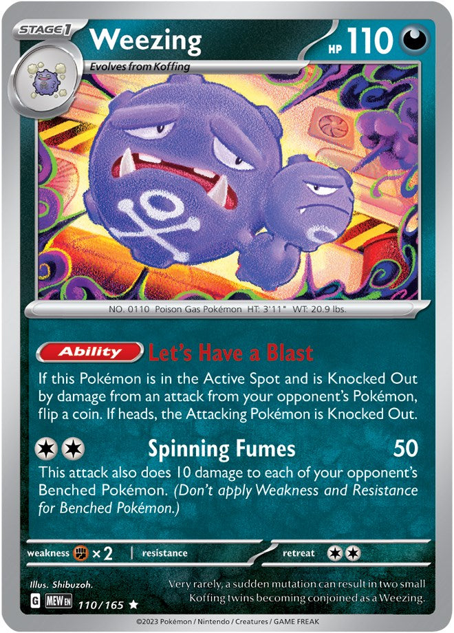 Weezing (110/165) [Scarlet & Violet: 151] | Red Riot Games CA