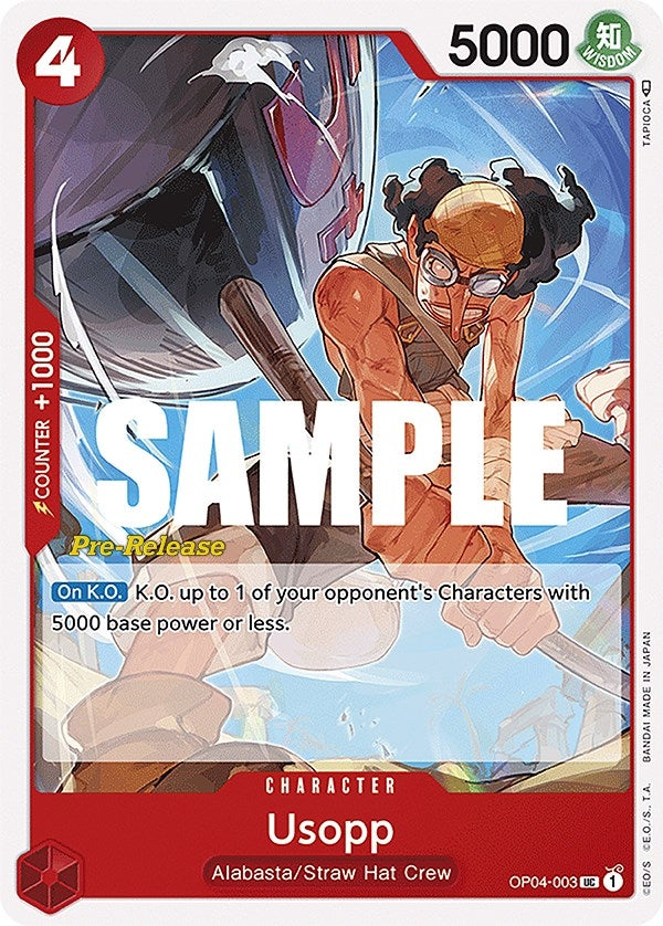 Image for Usopp [Kingdoms of Intrigue Pre-Release Cards]