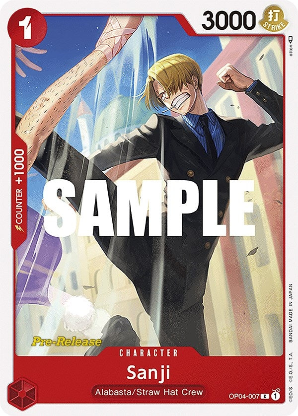 Image for Sanji (007) [Kingdoms of Intrigue Pre-Release Cards]