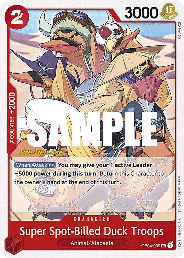 Image for Super Spot-Billed Duck Troops [Kingdoms of Intrigue Pre-Release Cards]