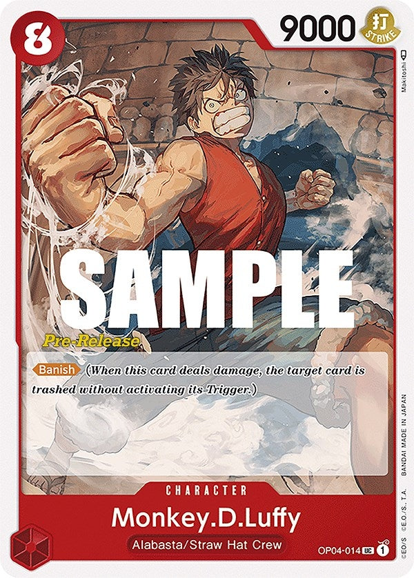 Image for Monkey.D.Luffy (4014) (OP04 PRE)
