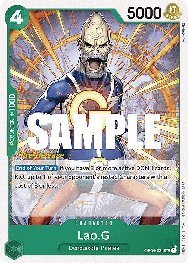 Image for Lao.G [Kingdoms of Intrigue Pre-Release Cards]