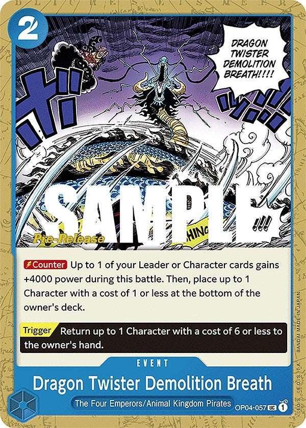 Image for Dragon Twister Demolition Breath [Kingdoms of Intrigue Pre-Release Cards]