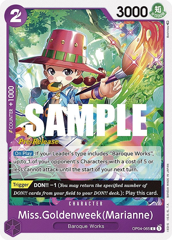 Image for Miss.Goldenweek(Marianne) [Kingdoms of Intrigue Pre-Release Cards]