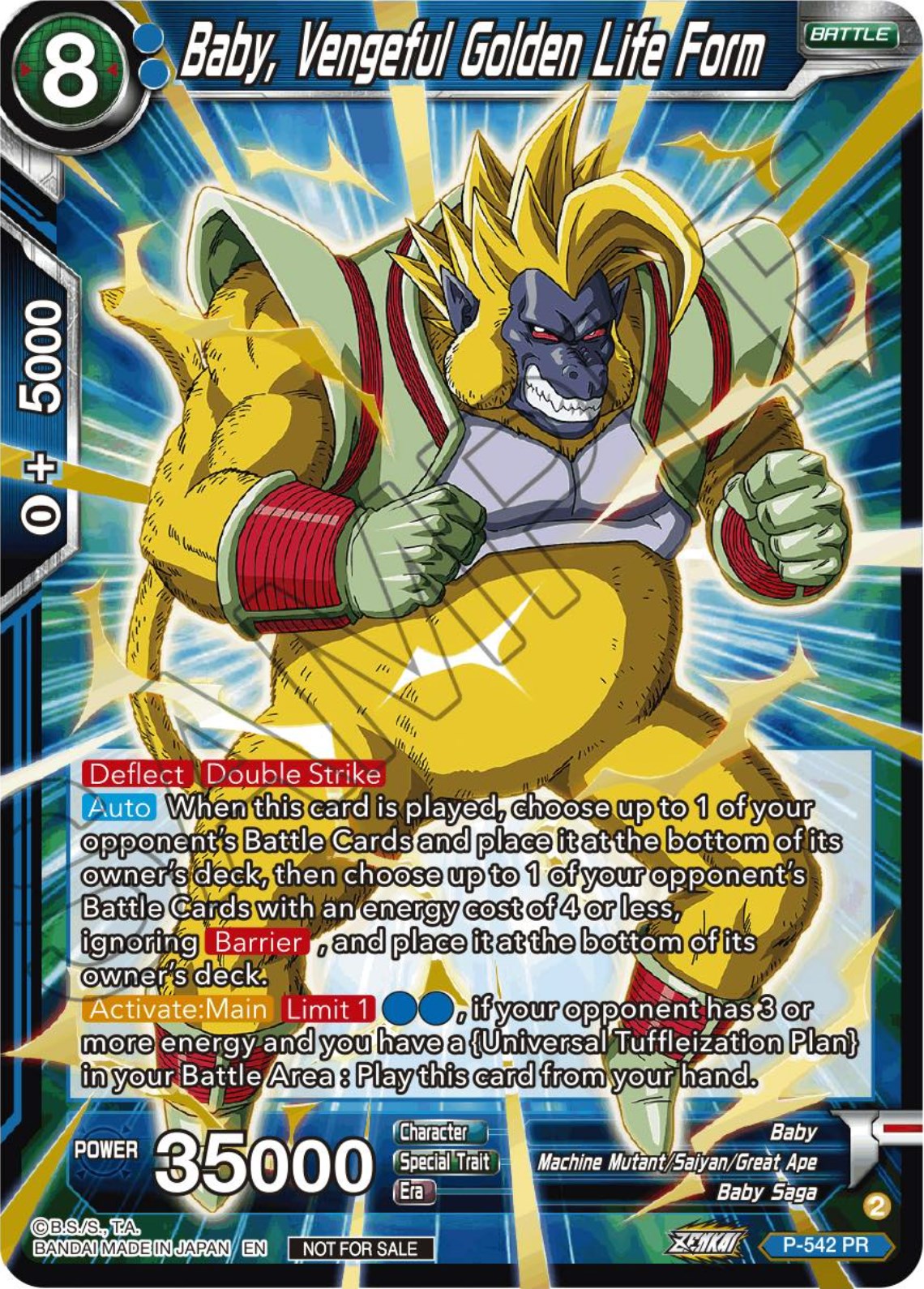 Baby, Vengeful Golden Life Form (Championship Selection Pack 2023 Vol.3) (Gold-Stamped) (P-542) [Tournament Promotion Cards] | Red Riot Games CA