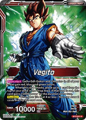 Vegito // Fusion Warrior Super Saiyan Vegito (Championship 2023 Golden Card Vol.3) (BT2-001) [Tournament Promotion Cards] | Red Riot Games CA