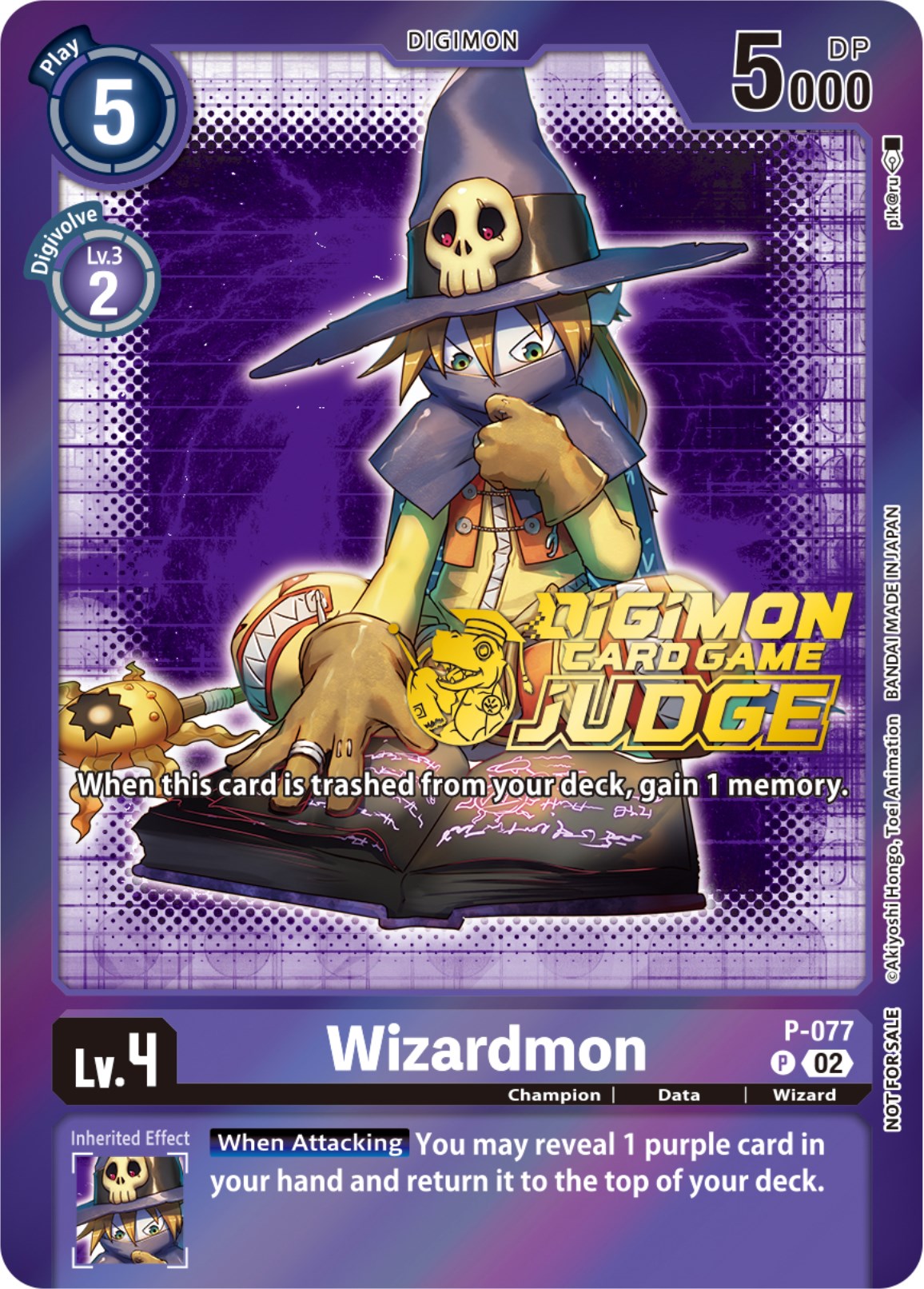 Wizardmon [P-077] (Judge Pack 4) [Promotional Cards] | Red Riot Games CA