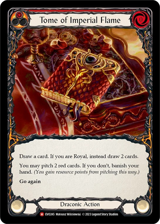 Tome of Imperial Flame [EVO245] (Bright Lights)  Rainbow Foil | Red Riot Games CA