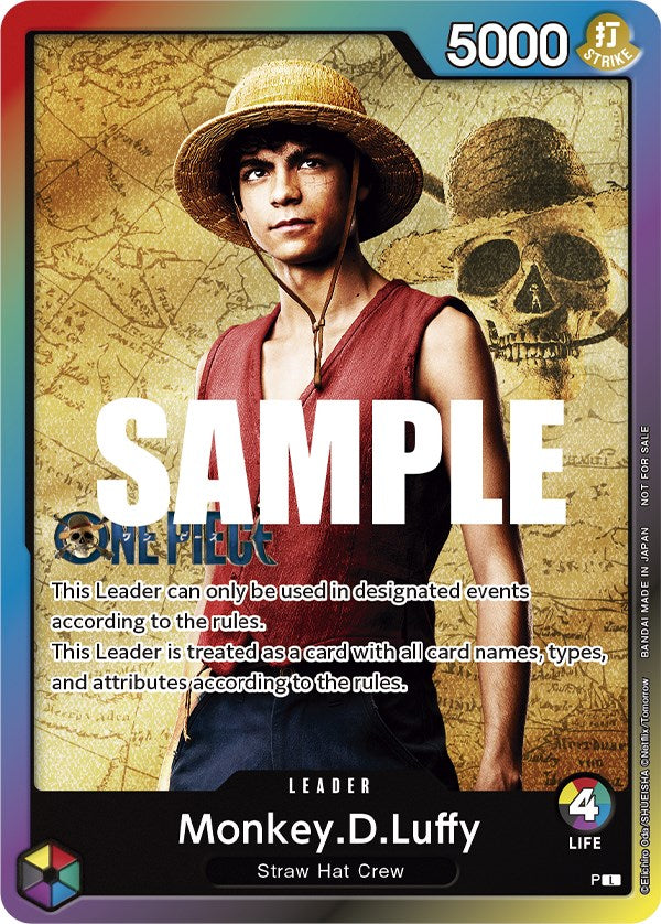 Monkey.D.Luffy (Leader Pack - Live Action) (Sealed Battle 2023 Vol. 1) [One Piece Promotion Cards] | Red Riot Games CA