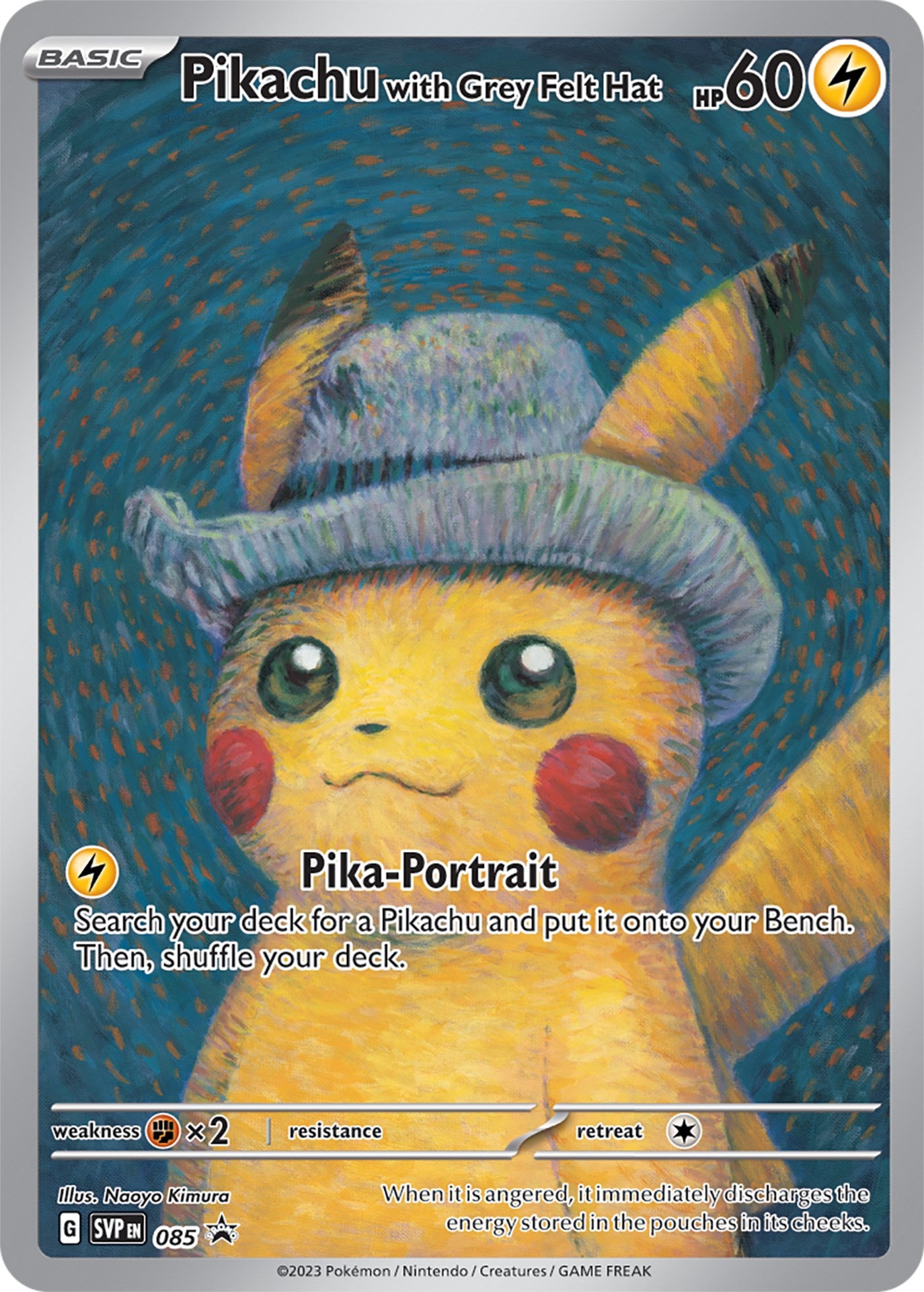 Pikachu with Grey Felt Hat (085) [Scarlet & Violet: Black Star Promos] | Red Riot Games CA