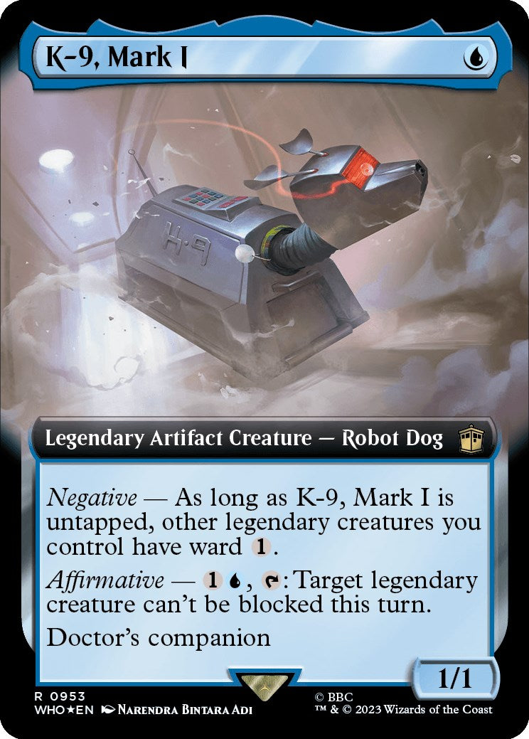 K-9, Mark I (Extended Art) (Surge Foil) [Doctor Who] | Red Riot Games CA